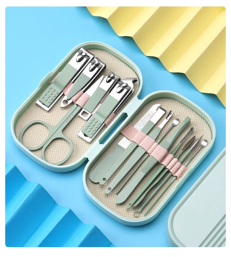 Edelstahl 14-teiliges Nagelpflegeset