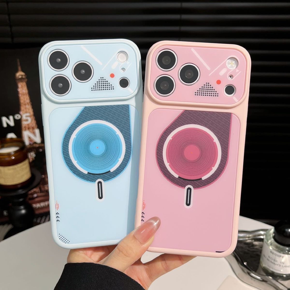 iPhone 17 Pro Max mat şeffaf manyetik kılıf, iPhone 16 ile uyumlu