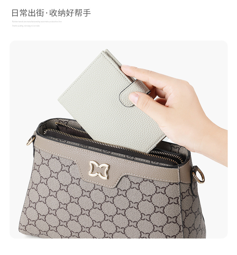 RFID-Reisepass-Tasche, multifunktional, Leder