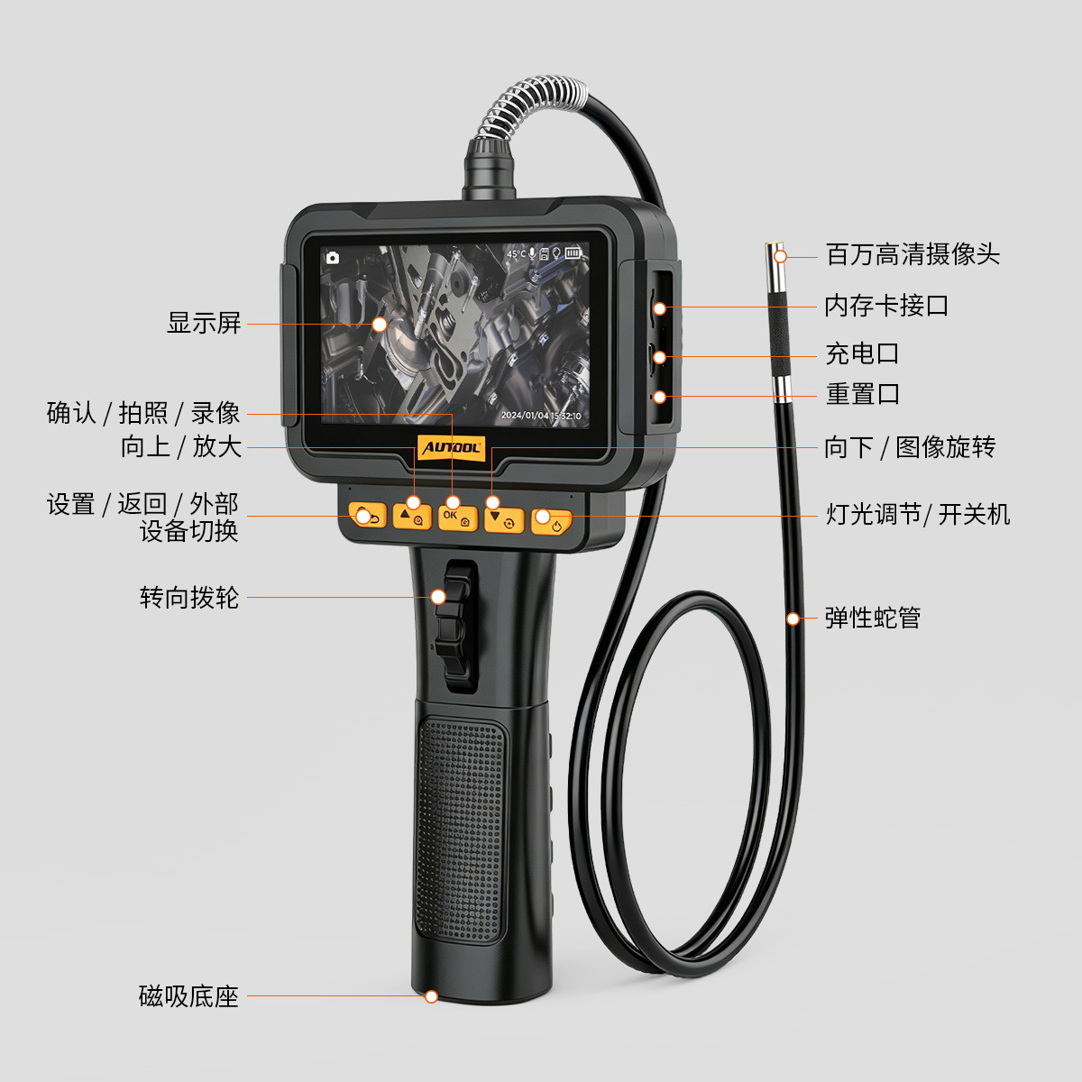 AUTOOL SVB305 Endoskop-Kamera zur Motordiagnose
