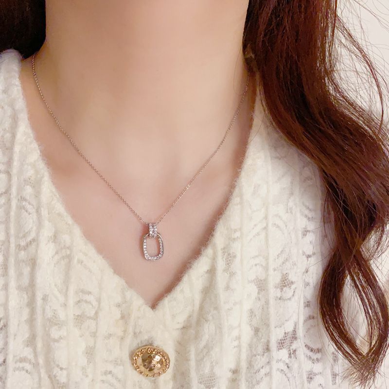 Minimalist Silver Collarbone Chain, Gold Electroplating