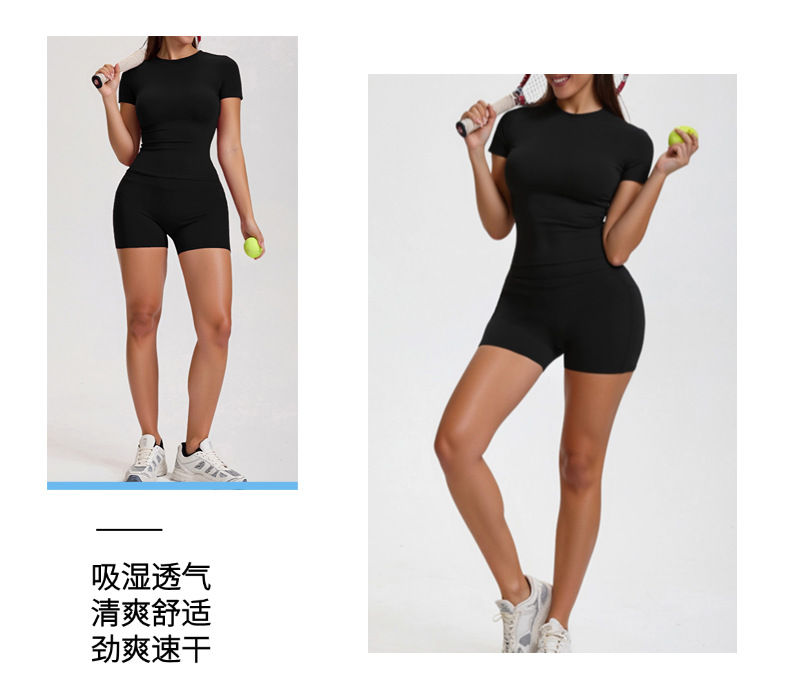 Yoga-Fitness-Set mit hoher Taille für Frauen