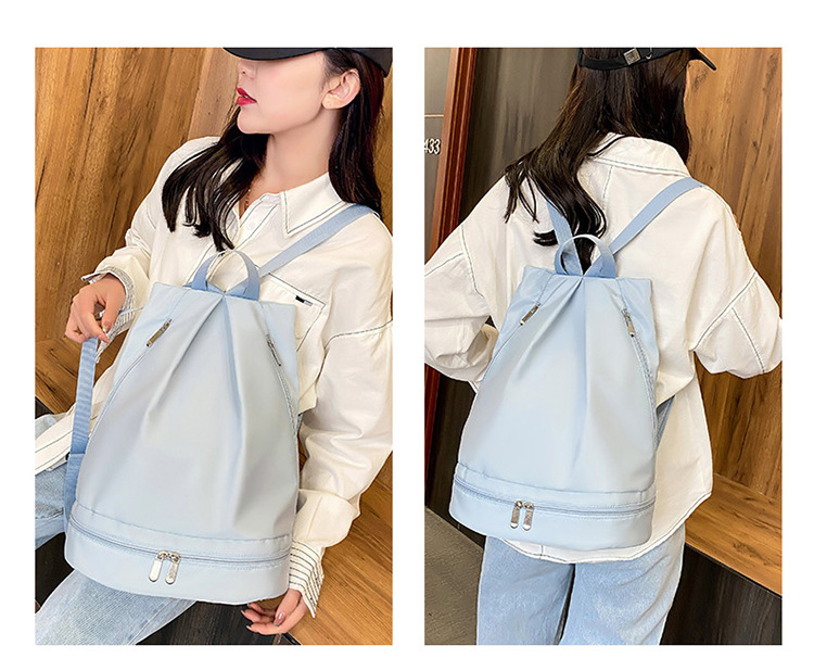 Fitness-Rucksack mit Schuhfach, Oxford-Gewebe