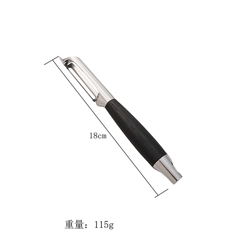 Zinc alloy vegetable peeler with non-slip handle