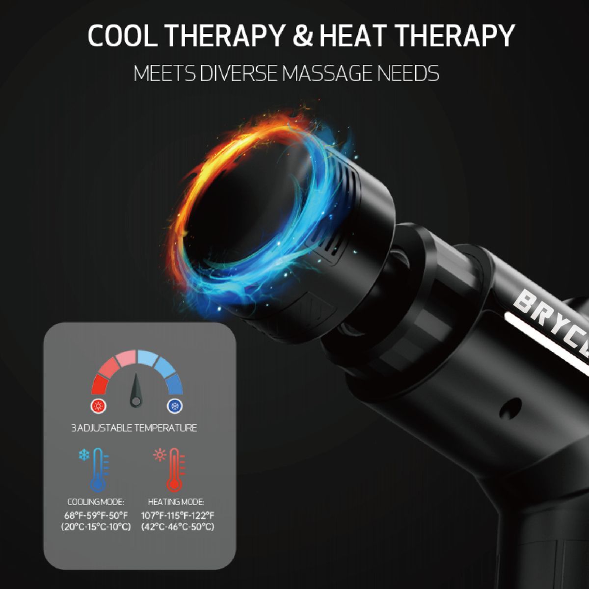 Infrared Hot Cold Fascia Gun Professional Muscle Relaxation Massage