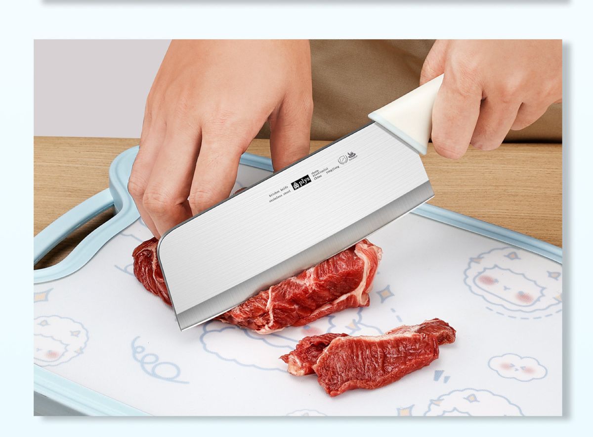 Kitchen knife and cutting board 2-in-1, baby food preparation set