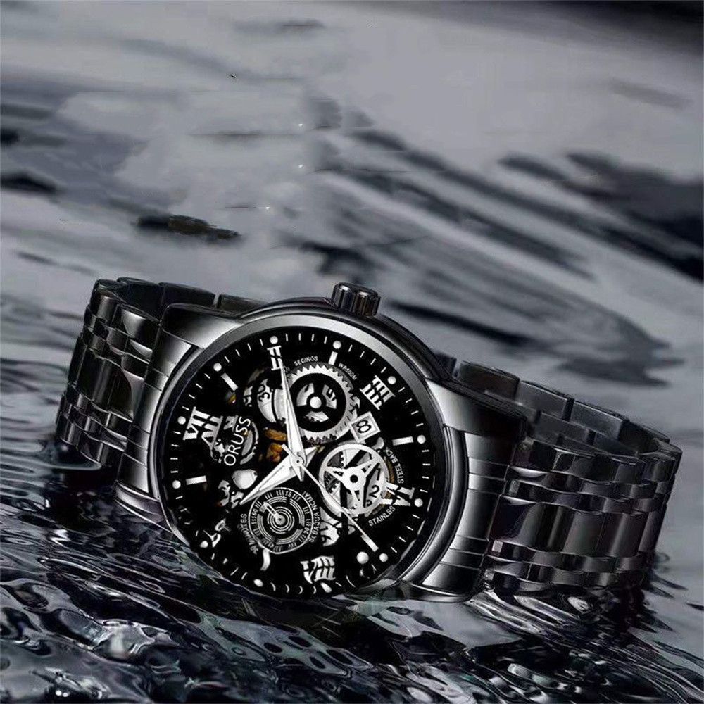Men's quartz watch, business style, fully automatic