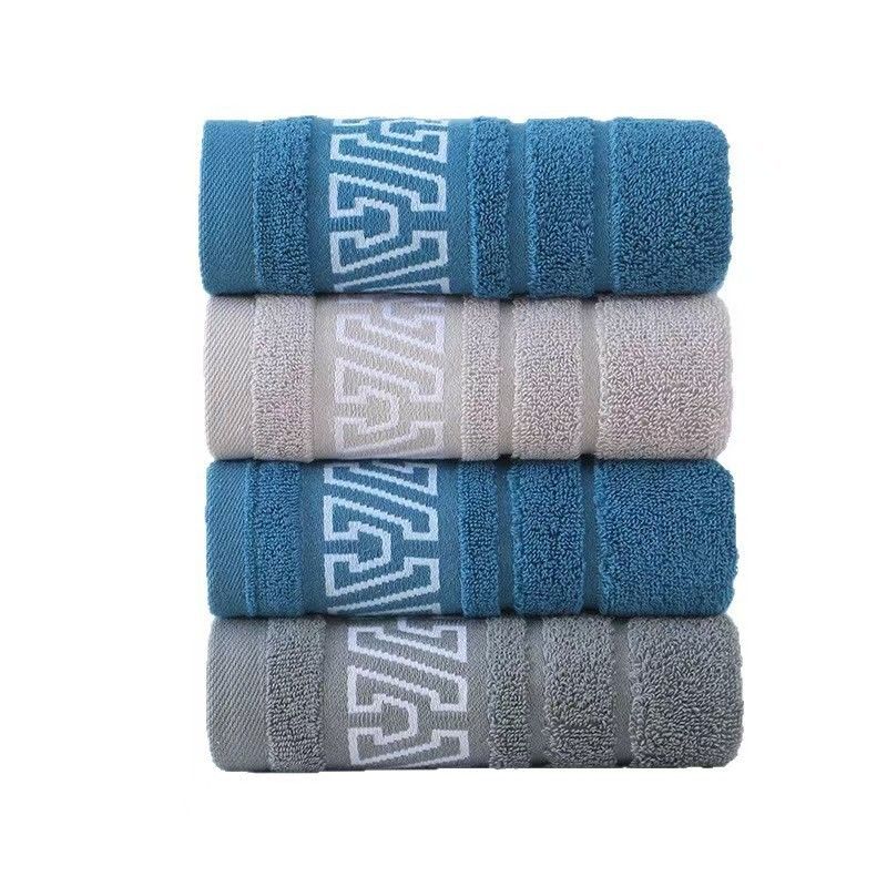 100% Baumwoll-4er Handtuch-Set saugfähig