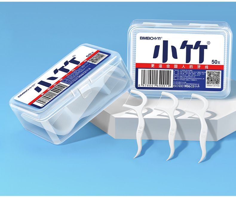 Zahnseide-Sticks 50 Stück, ultrafein