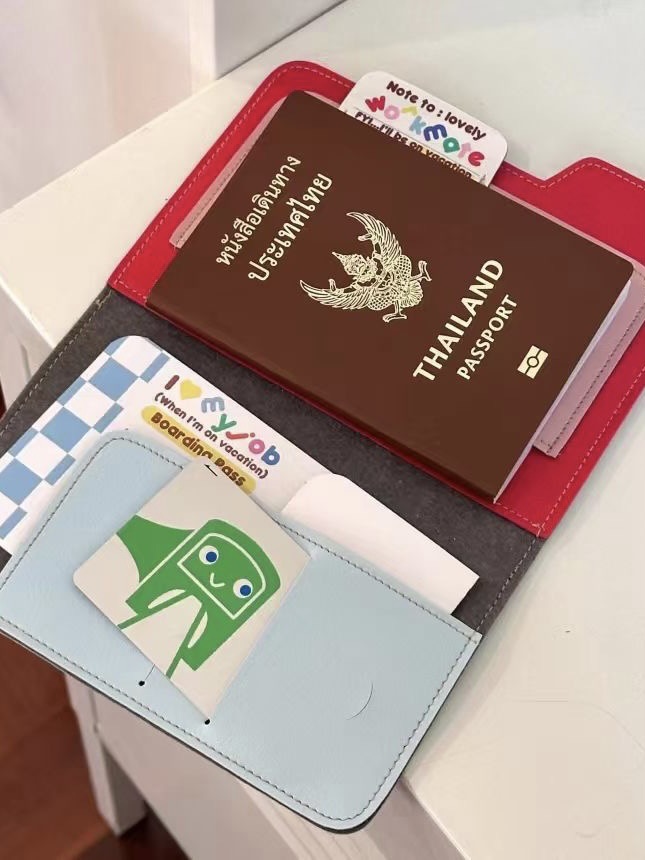 ONTC pasaport ve kart sahibi, çok fonksiyonlu seyahat çantası