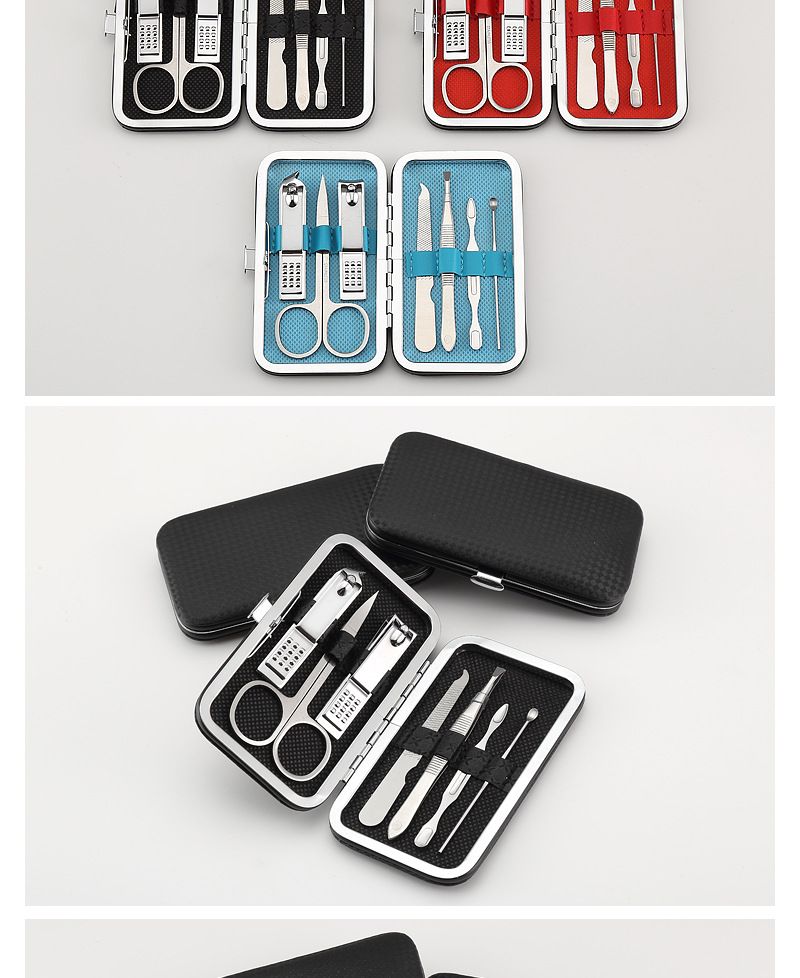 7-Piece Manicure Pedicure Set with Nail Scissors