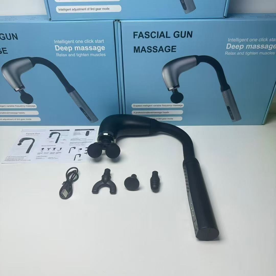U-şekilli fascia tabancası, elektrikli, sessiz, LCD ekran