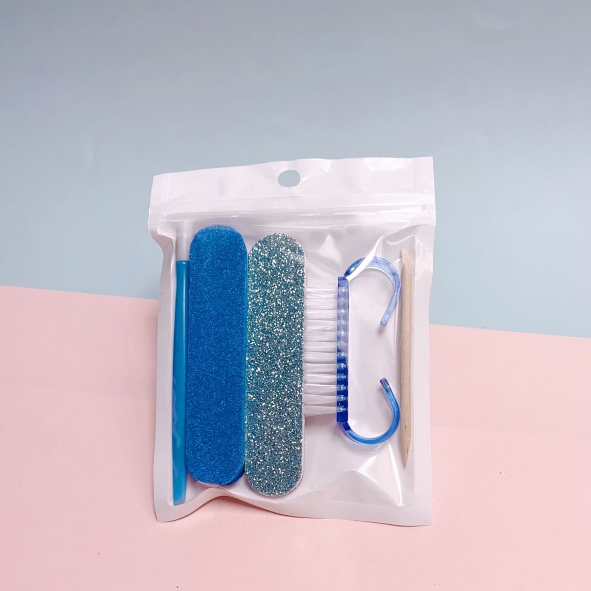 Portable nail care kit with clippers, file and tools