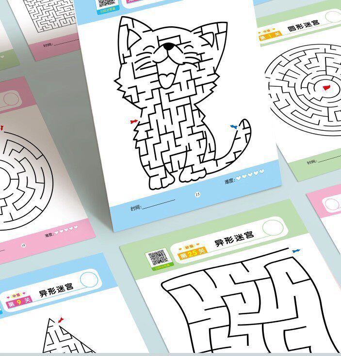 Çocuk labirent ve sudoku oyun kitabı, 3-6 yaş odaklanma