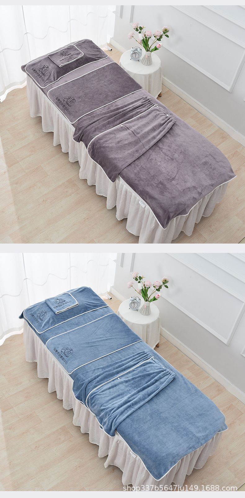 Güzellik salonu havlu seti, 5 parça, banyo ve terapi havlusu