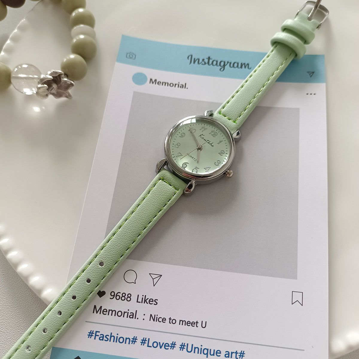 Women's Quartz Watch Small Dial Vintage Simple