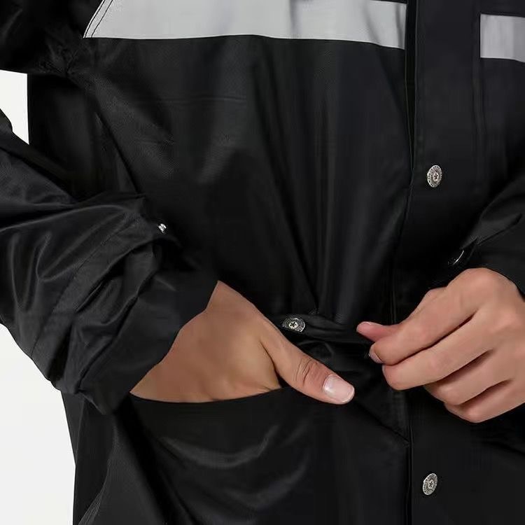 Regenjacke mit Regenhose Unisex reflektierend 2-teilig