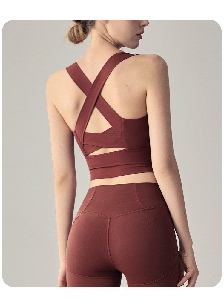 Sports Bra and Yoga Leggings Set, High-Support