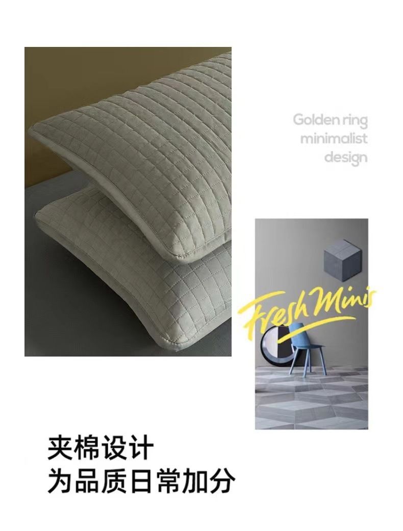 Hotelpillowcase-Set, schweiß- und ölfest, 2er-Paar