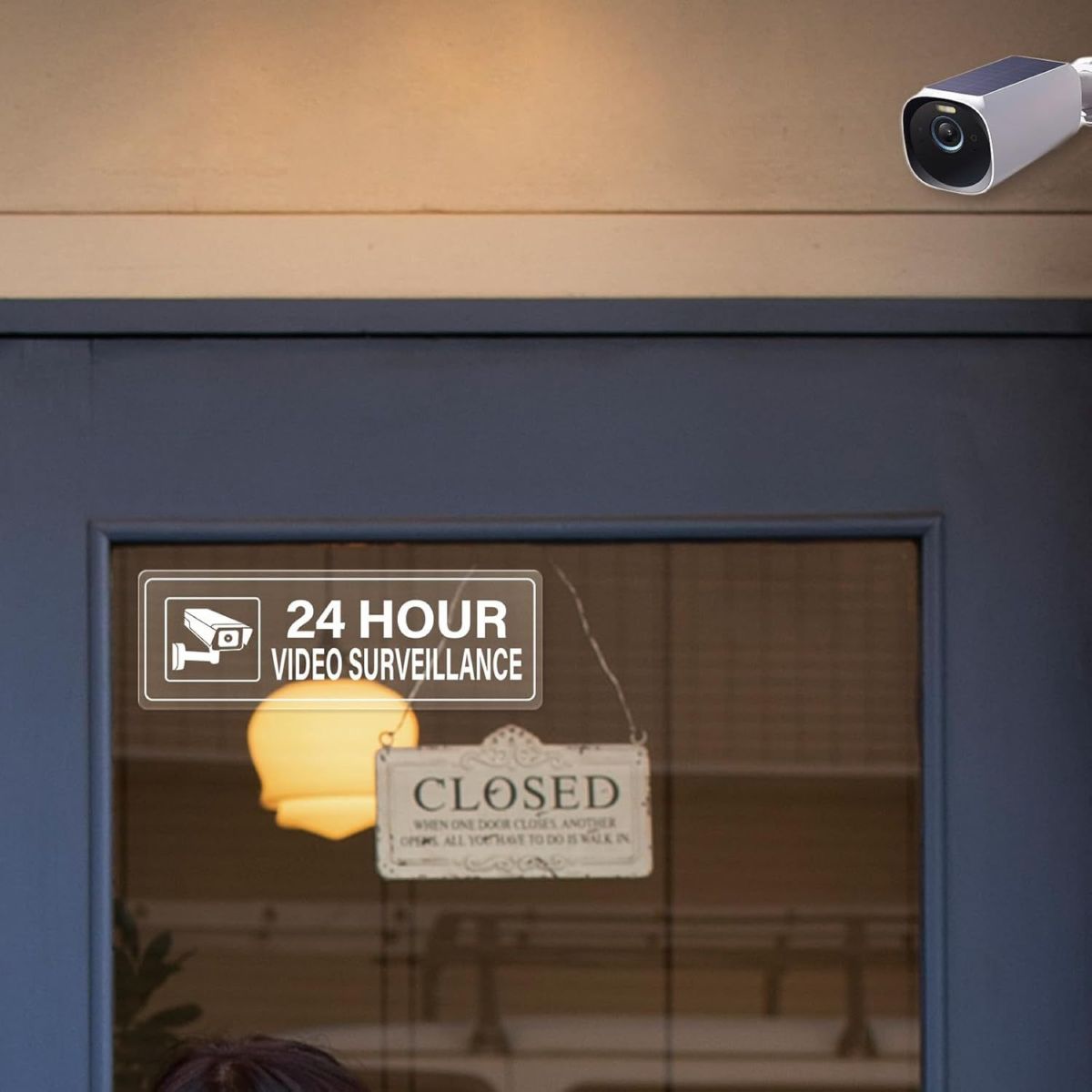 Videoüberwachungs-Warnetikett selbstklebend CCTV Aufkleber