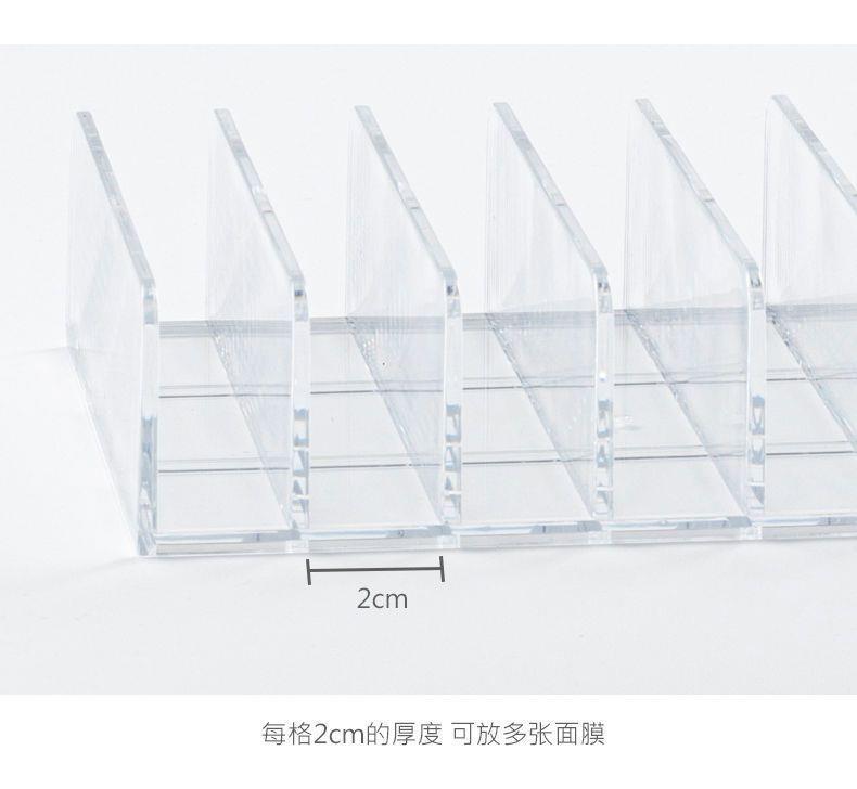 Desktop Makeup Cosmetics Organizer Box, Transparent Plastic with Drawers