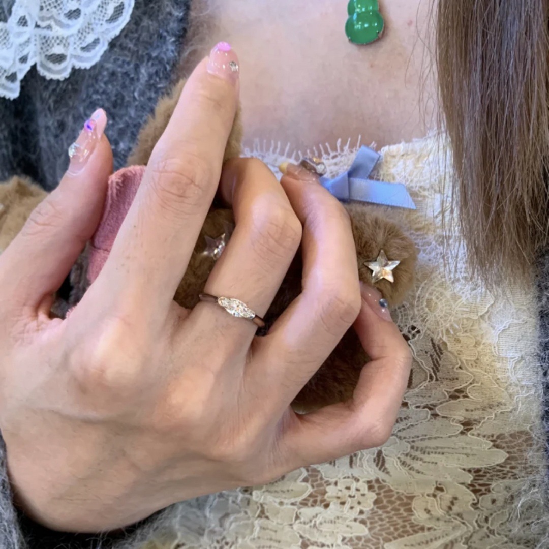 Angel Eyes kadın markiz elmas yüzük, yüksek karbon