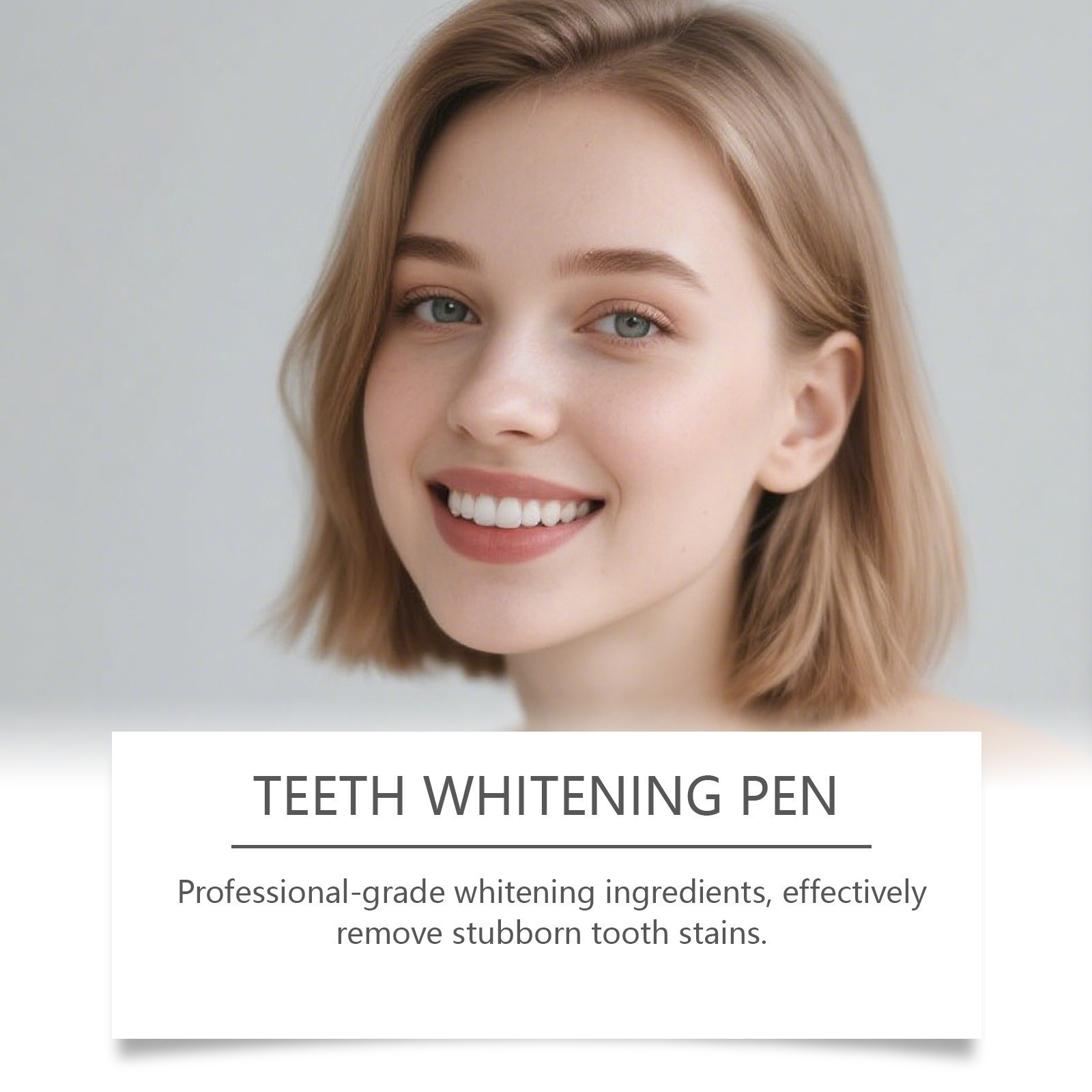 Teeth care gel pen for tartar and stain removal