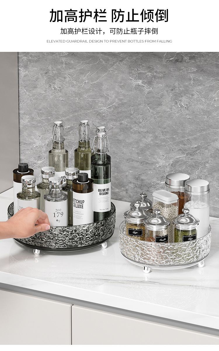 Rotating cosmetic storage box for makeup desk