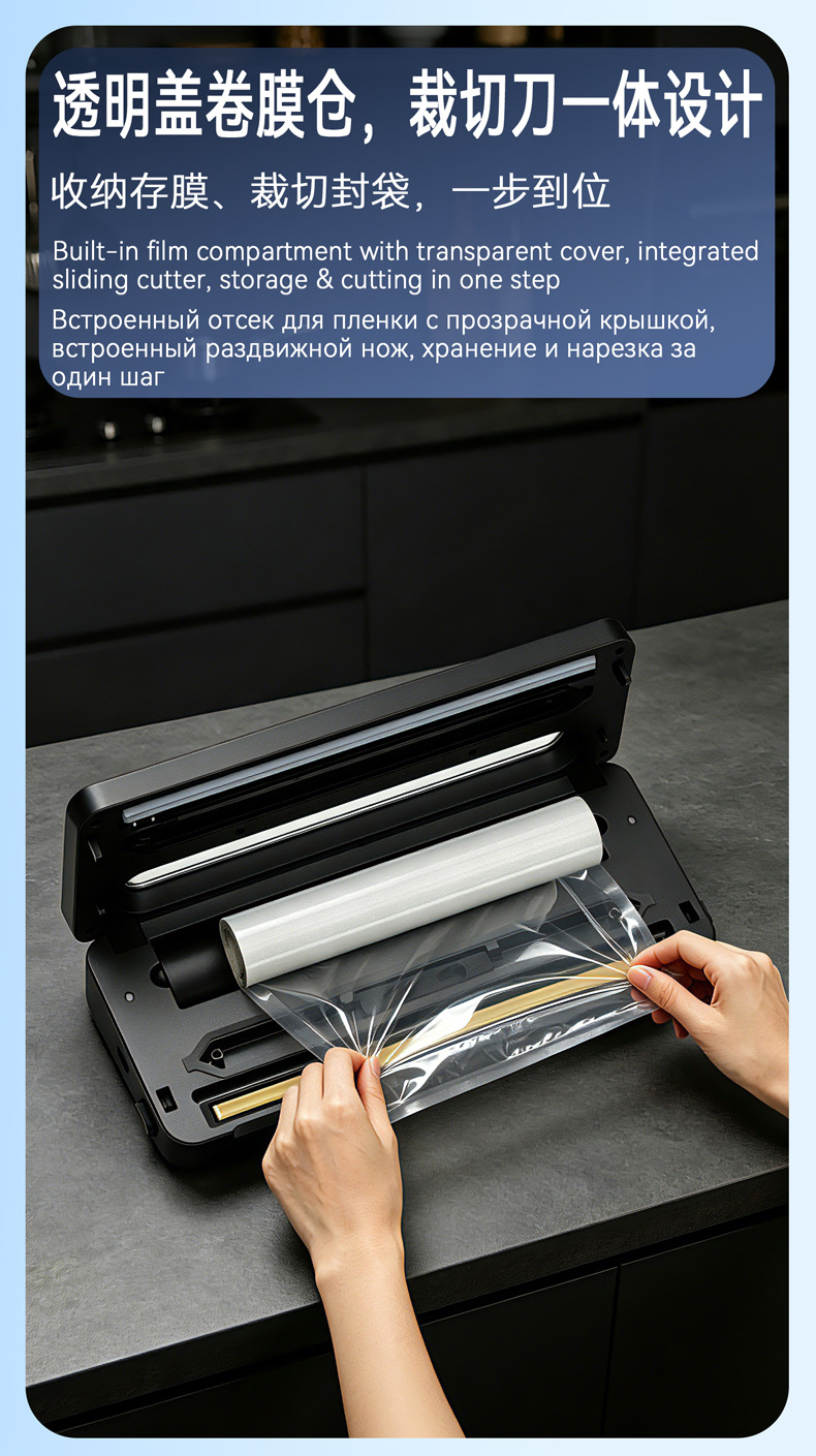 Otomatik vakum kapama makinesi, ev ve ticari, çift pompa