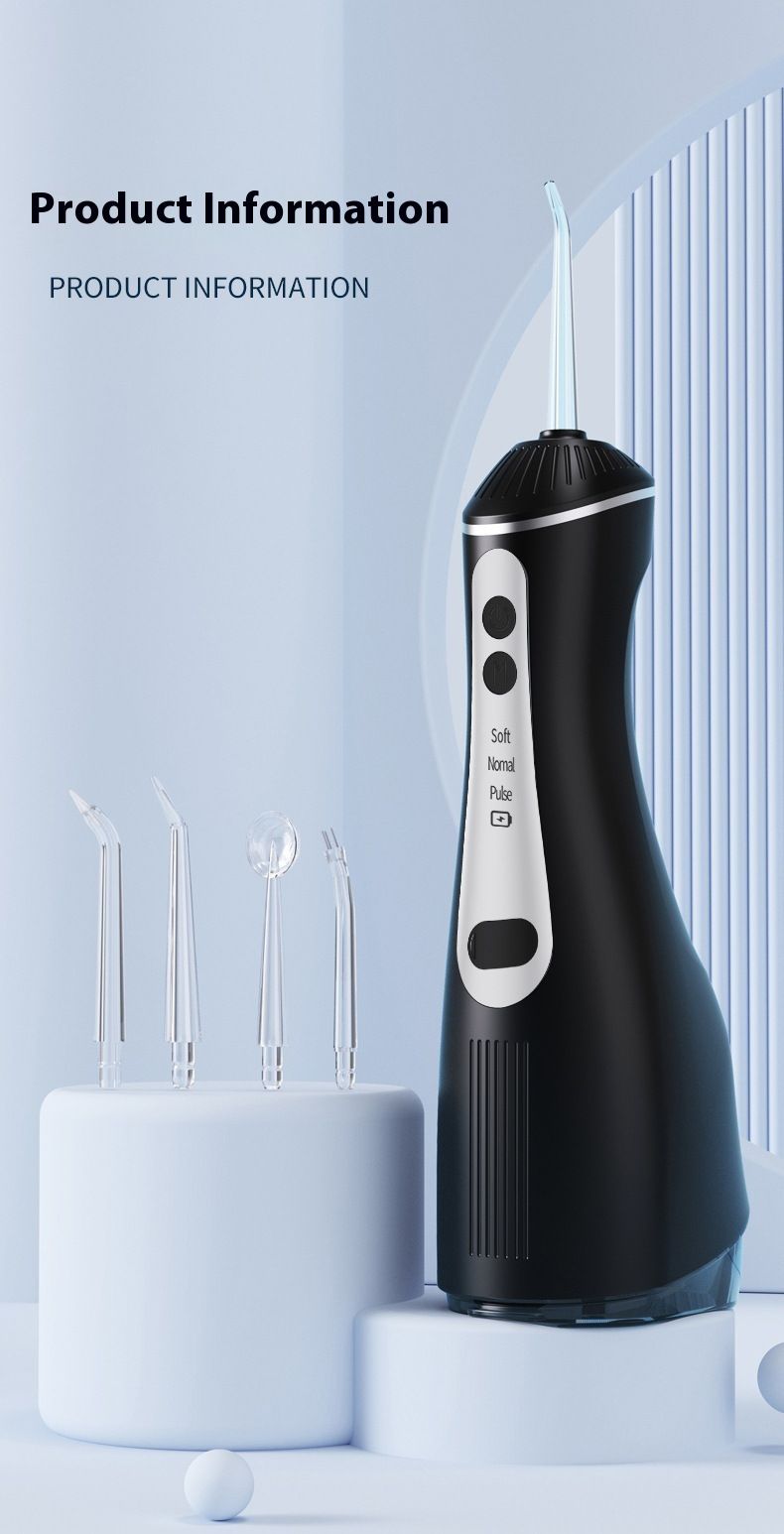 跨境电动冲牙器便携式洗牙机洁牙冲洗器洗牙器去牙结石牙线美牙仪