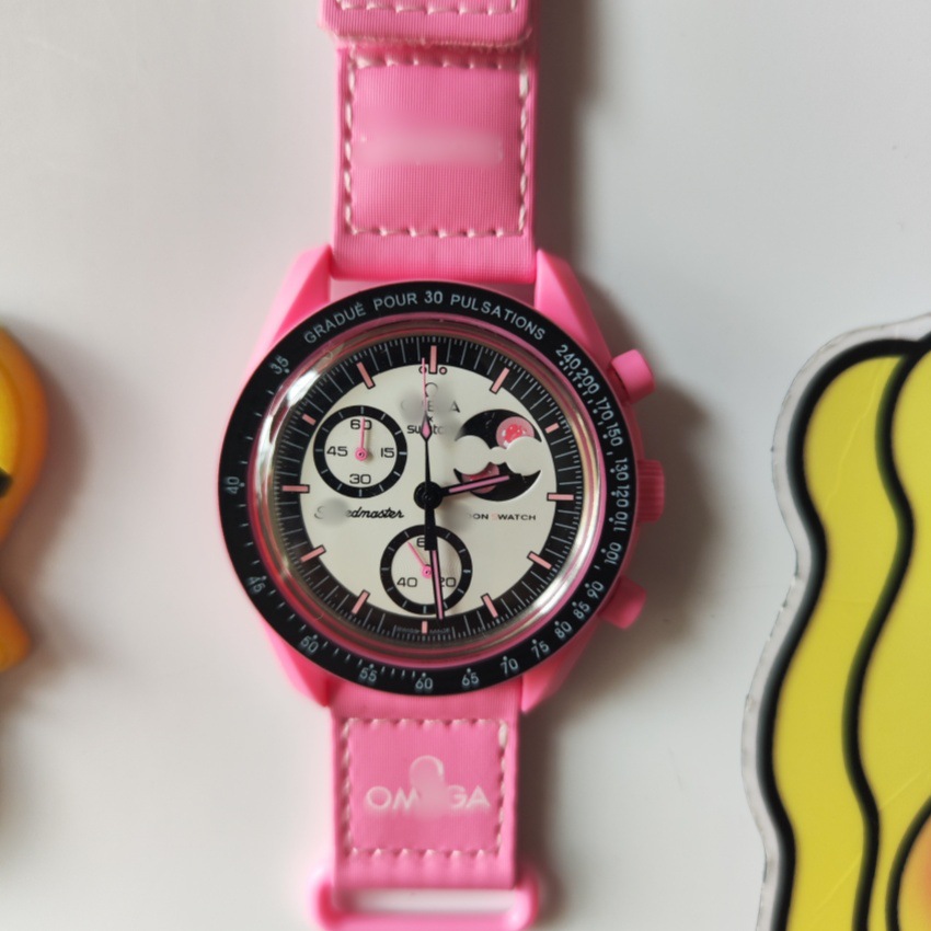 Herren-Chronograph mit Mond- und Merkur-Design