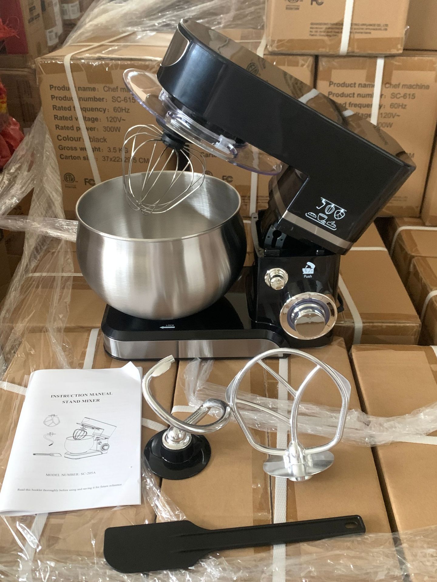 Kangka multi-functional kitchen chef mixer 5L