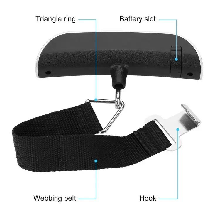 Electronic Luggage Scale 50kg Portable Hanging