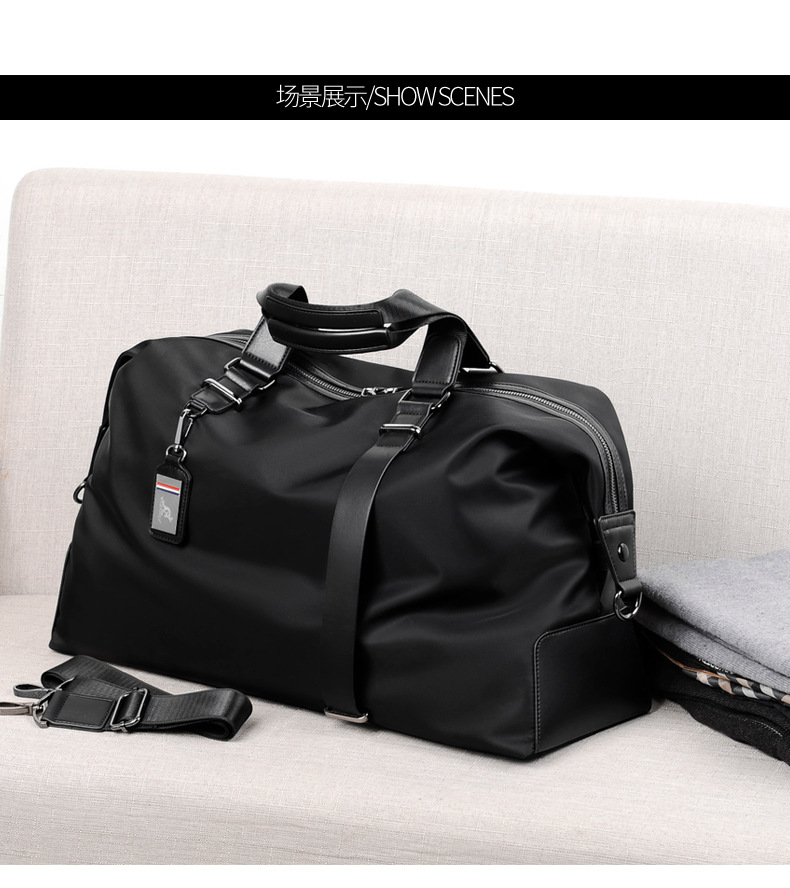 Waterproof travel bag, shoulder strap, fabric