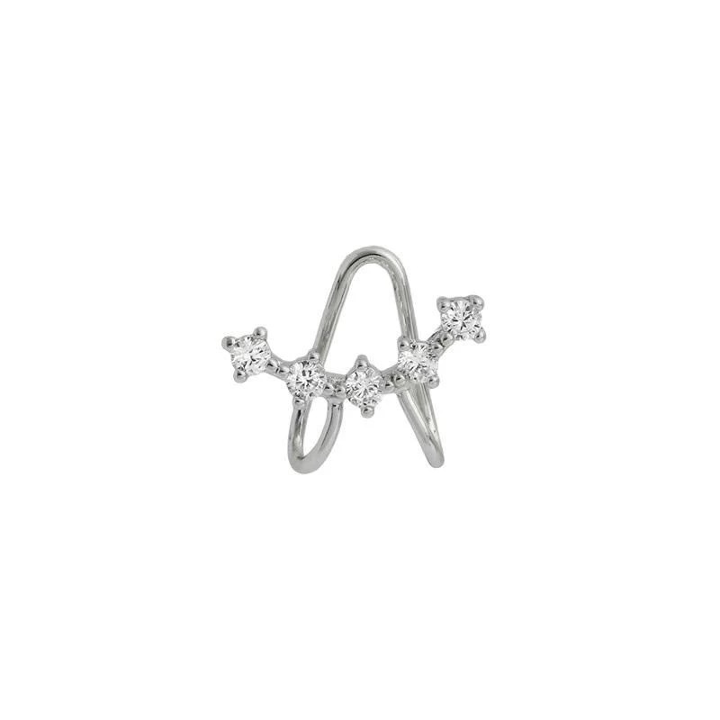 Strass-Ohrclip ohne Piercing
