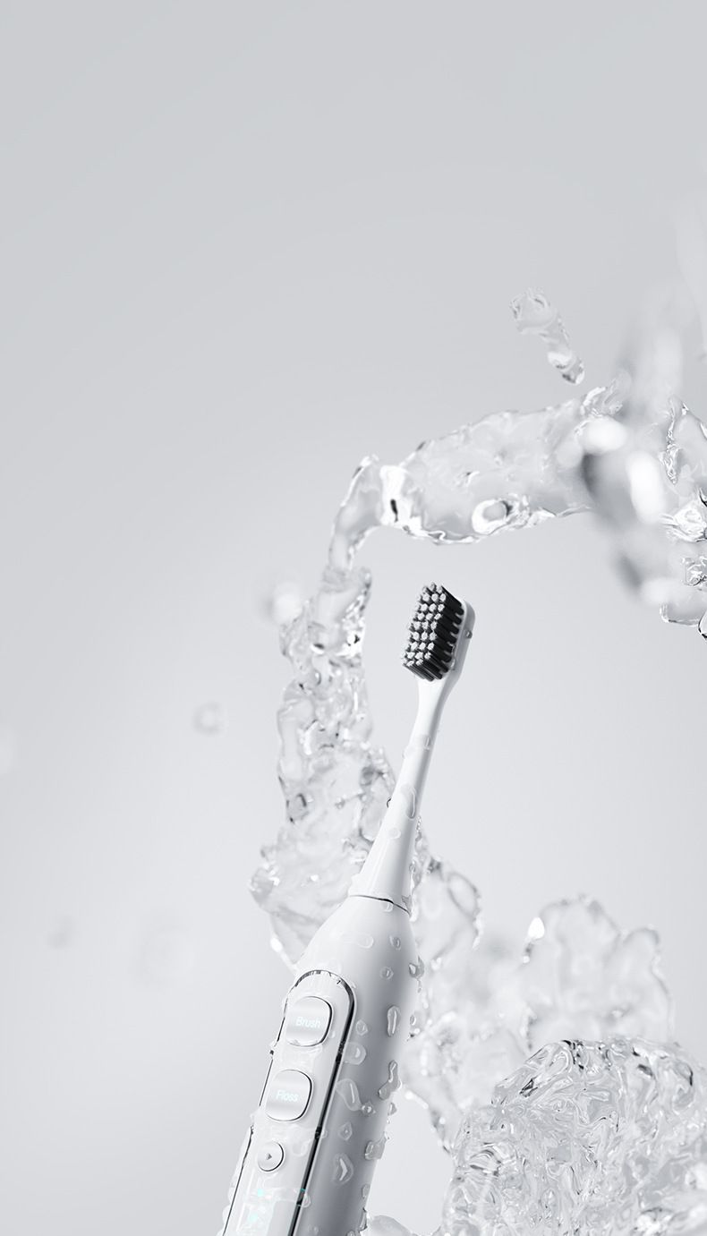 3-in-1 Electric Toothbrush, Waterproof, Sonic