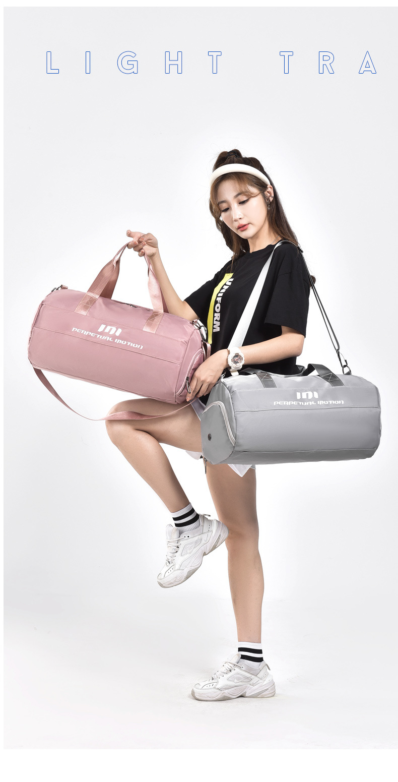 Fitness Bag with Wet and Dry Compartments
