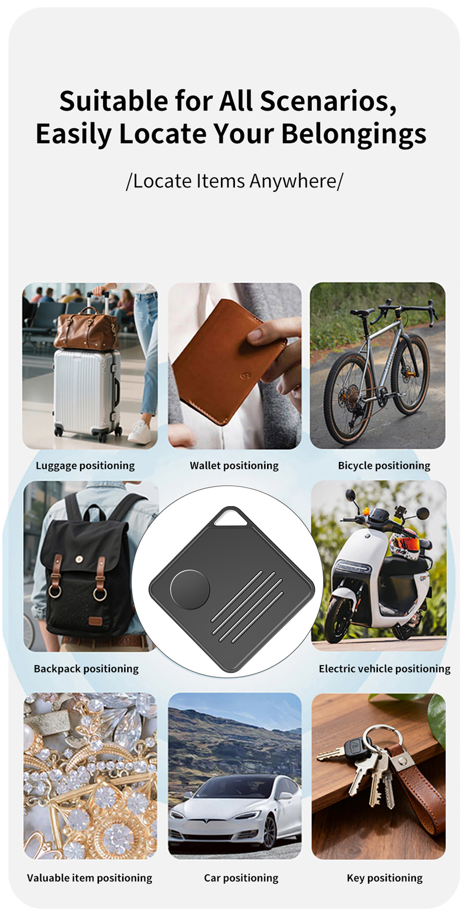 findHUB Bluetooth cihaz takip cihazı, Android uyumlu