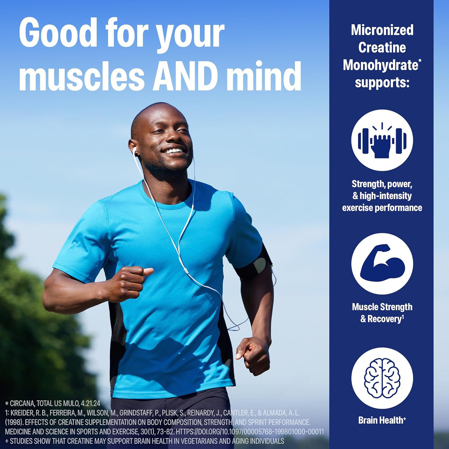 Kreatin tozu, hızlı çözünen, fitness spor