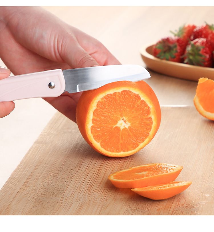 Edelstahl-Klappmesser für Obst tragbar kompakt Gemüseschäler