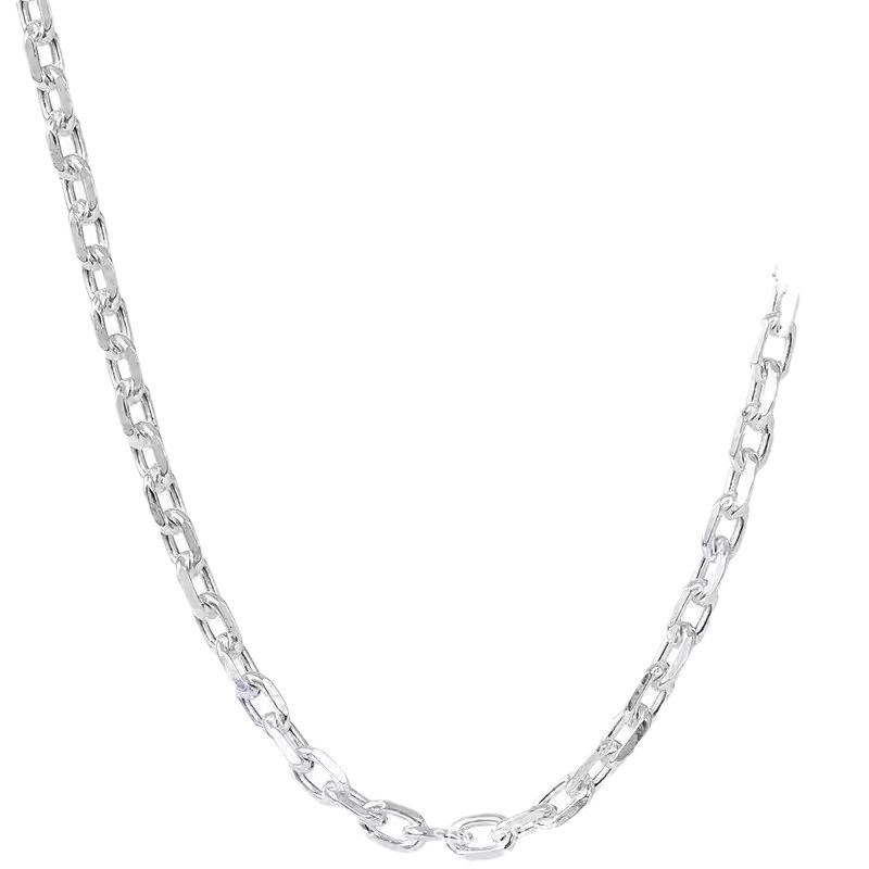 925er Silber Unisex-Halskette, Thai Silber, Vintage-Stil