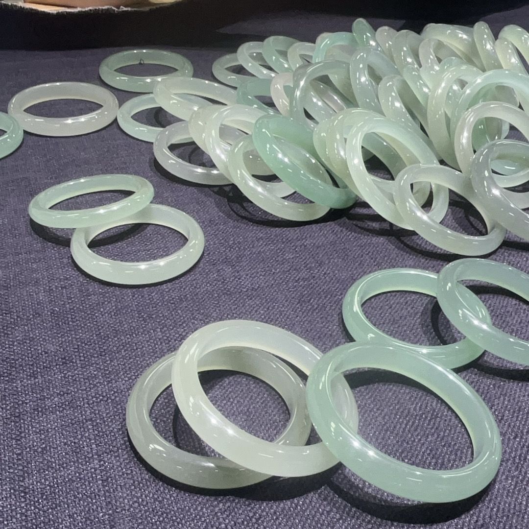Dongling-Jade-Armband, Eiskristall-Typ transparent hochwertig Handgelenkschmuck