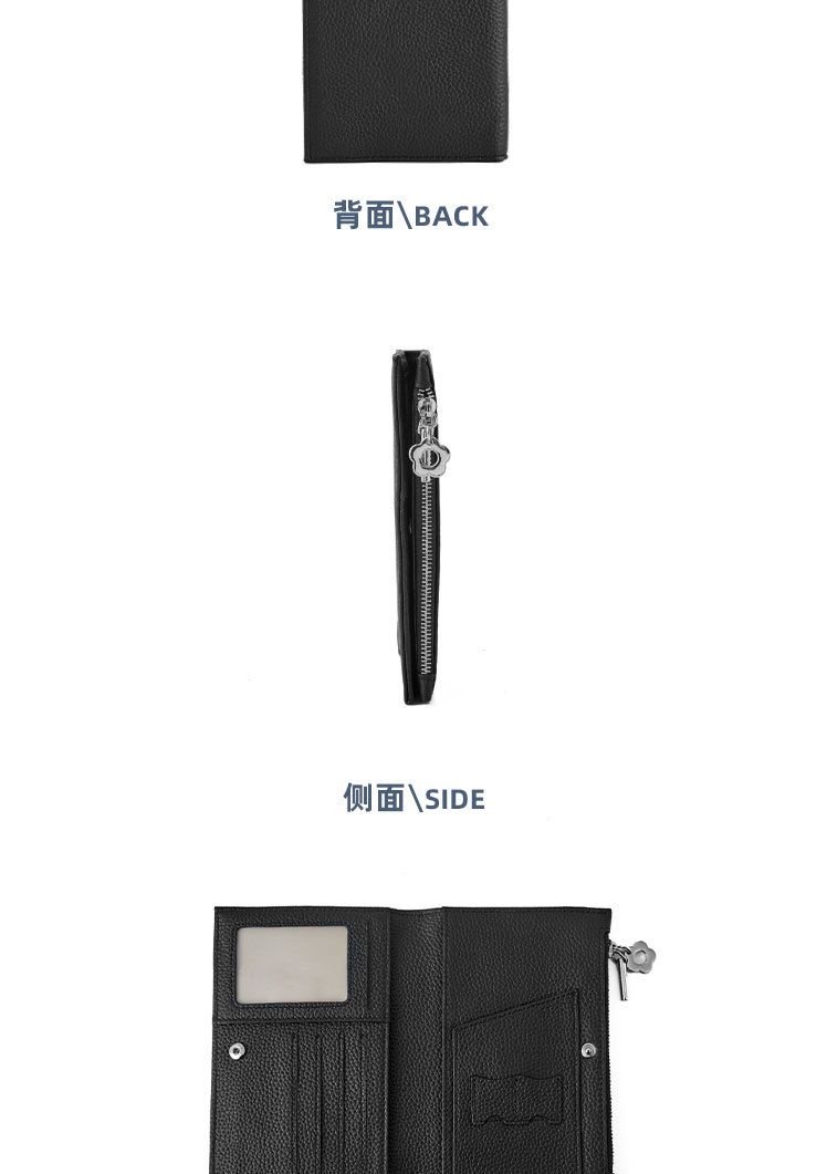 Genuine leather passport holder and wallet, multifunctional