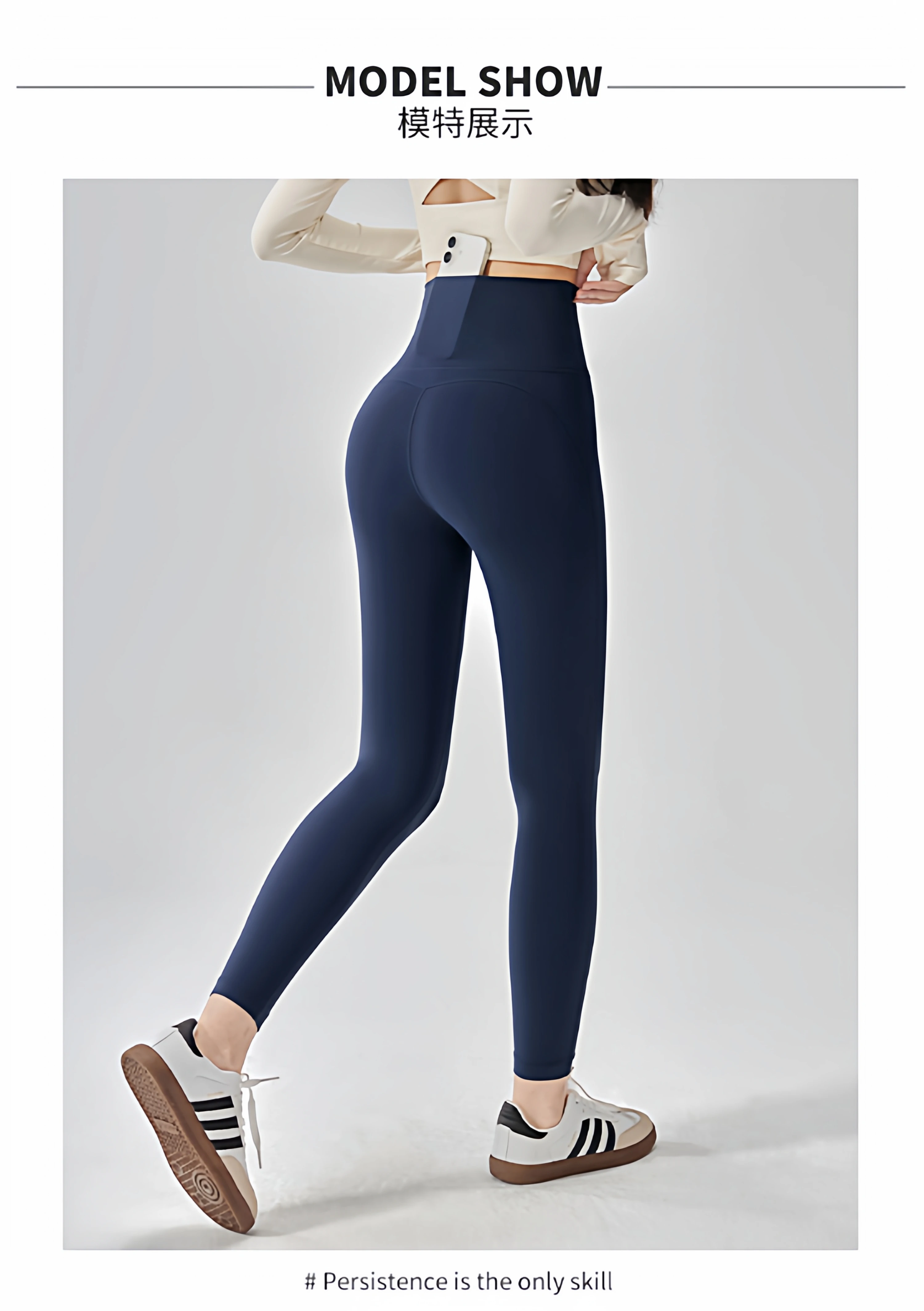 Yüksek Bel Yoga Taytı Shark Pantolonu Fitness Taytı