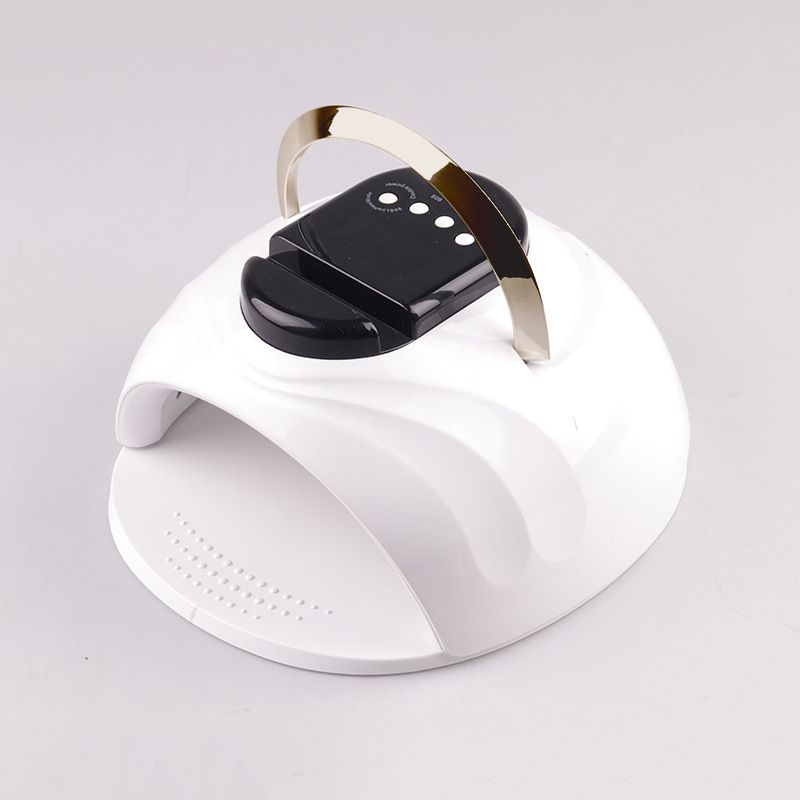 Professional manicure lamp with dual LED light and auto sensor