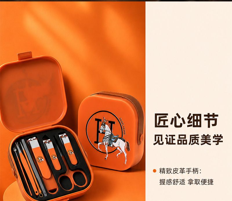 新款指甲刀套装防飞溅指甲剪手提款指甲钳套装美甲工具套修甲套装