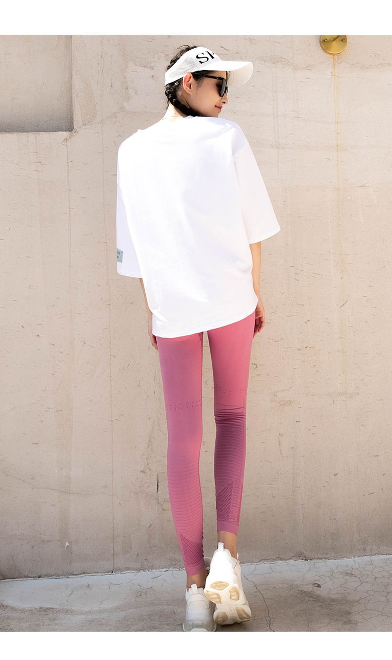 Kadınlar için yeni yoga pantolonları, yazlık, dar kesim, kalça kaldırma, esnek, zayıflama, çabuk kuruyan, koşu, fitness, yüksek belli, taban katmanlı spor pantolonları.