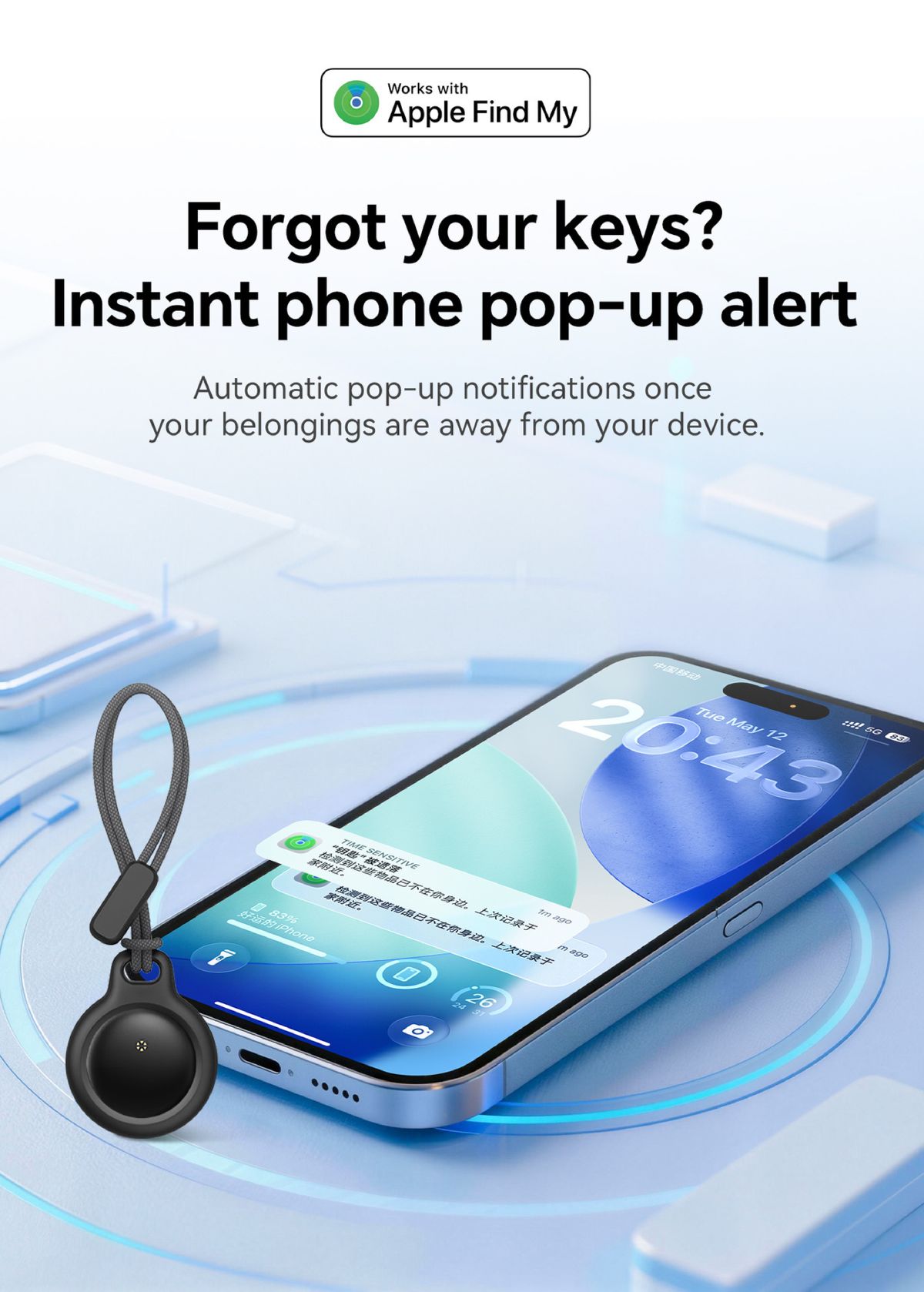 Findmy smart waterproof GPS tracker locator device