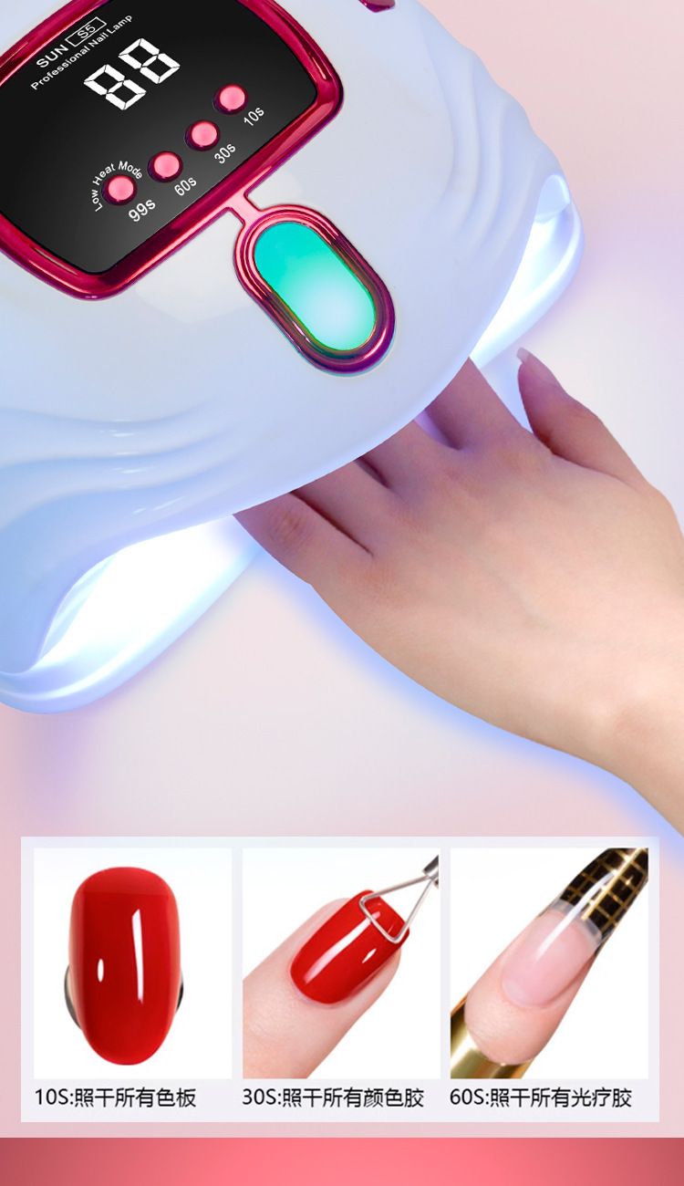LED nail dryer lamp for quick-drying