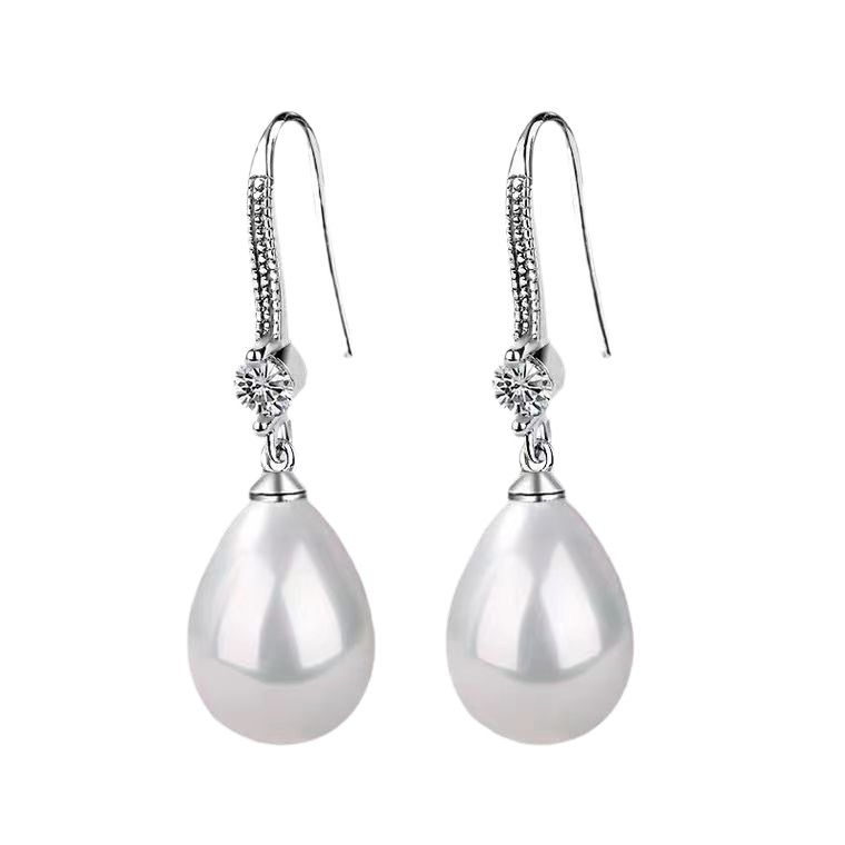 Perlen-Ohrringe Damen, leicht und elegant